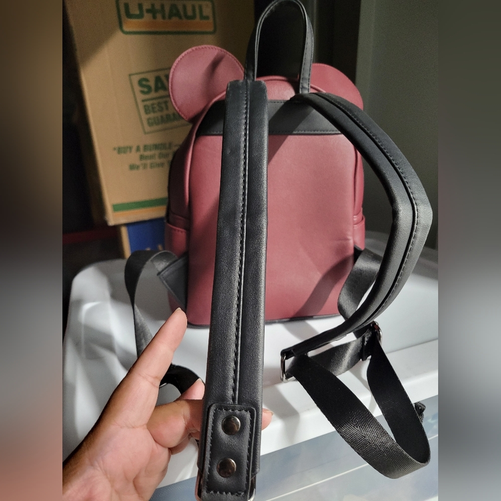 Minnie Mouse Loungefly Mini Backpack Back - image 3